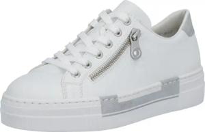Rieker Plateausneaker mit Zierreißverschluss seitlich, Freizeitschuh, Halbschuh, Schnürschuh