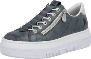 Rieker Plateausneaker Sneaker, Slip-On Sneaker, Slipper mit Schaftrandpolster