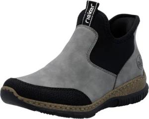 Rieker Ready2GO Slip-On Sneaker Boots, Schlupfschuh, Casual-Sneaker mit MemoSoft-Ausstattung