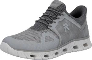 Rieker Ready2GO Slip-On Sneaker Schlupfschuh, Freizeitsneaker mit Gummizug und weichem Schaftrand