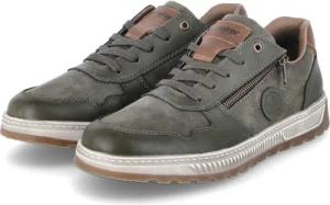 Rieker Rieker 37029-52 Herren Synthetik gruen Schnürschuh
