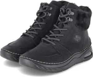 Rieker Rieker 44555-00 Damen Synthetik schwarz Winterstiefel