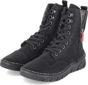 Rieker Rieker 55014-00 Damen Synthetik schwarz Winterstiefel