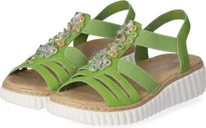 Rieker Rieker 63251-52 Damen Synthetik gruen Sandalette