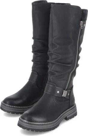 Rieker Rieker 93093-00 Damen Synthetik schwarz Winterstiefel