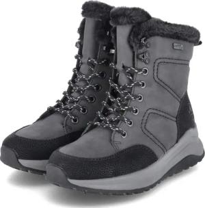 Rieker Rieker Z0922-45 Damen Kunstleder grau Winterstiefel
