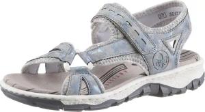 Rieker Riemchensandale Sommerschuh, Sandalette, Keilabsatz, in Used-Optik