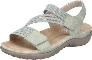 Rieker Riemchensandale Sommerschuh, Sandalette, Keilabsatz, mit Gummizügen