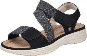 Rieker Sandale, Sommerschuh, Outdoorsandale mit regulierbaren Klettverschlüssen