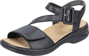 Rieker Sandale, Sommerschuh, Sandalette, Klettschuh, mit Klettverschluss