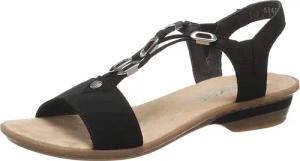 Rieker Sandalette, Sommerschuh, Sandale, Keilabsatz, im modernen Look