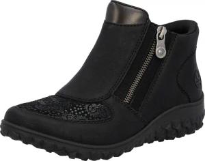 Rieker Schlupfboots "Ready2GO" Stiefelette, Casual-Boots, Profilsohle, mit seitlichem Reißverschluss