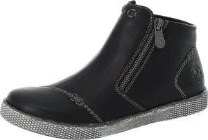 Rieker Schlupfboots, Stiefelette, Schlupfboots mit Reißverschluss