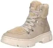 Rieker Schnür Boots Damen beige