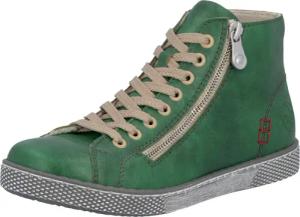 Rieker Schnürboots, Schnürstiefelette, Casual-Boots mit Reißverschluss außen