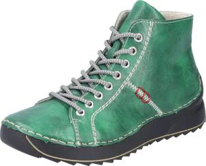 Rieker Schnürboots Schnürstiefelette, High Top Sneaker, Plateauboots mit Profilsohle