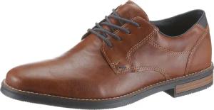Rieker Schnürschuh mit modischen Ziernähten, Freizeitschuh, Halbschuh, Schnürschuh
