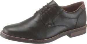 Rieker Schnürschuh mit modischen Ziernähten, Freizeitschuh, Halbschuh, Schnürschuh