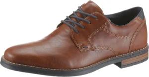 Rieker Schnürschuh mit modischen Ziernähten, Freizeitschuh, Halbschuh, Schnürschuh