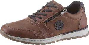Rieker Schnürschuh mit seitlichem Reißverschluß, Freizeitschuh, Halbschuh, Schnürschuh
