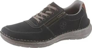 Rieker Schnürschuh mit seitlichem Reißverschluss, Freizeitschuh, Halbschuh, Schnürschuh