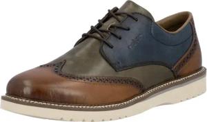 Rieker Schnürschuh Schnürschuh, Business-Schnürer, Lyralochung, in bequemer Form