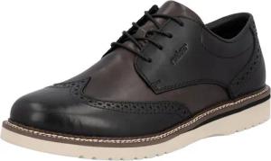 Rieker Schnürschuh Schnürschuh, Business-Schnürer, Lyralochung, in bequemer Form