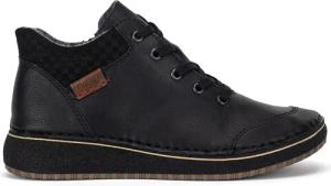 Rieker Schnürschuhe 50902-00 Schwarz