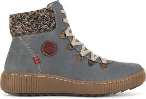 Rieker Schnürschuhe Z6648-14 Blau