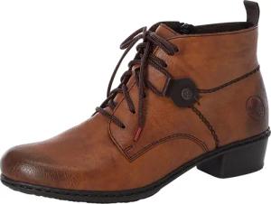 Rieker Schnürstiefelette, Schnürboots, Blockabsatz, in elegantem Look
