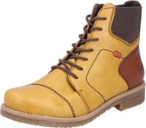 Rieker Schnürstiefelette Schnürboots, Herbststiefelette, Blockabsatz, mit weicher Innensohle
