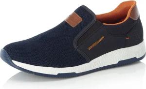 Rieker Slip-On Sneaker Casual Slipper, Freizeitschuh, Schlupfschuh mit Kontrastnaht