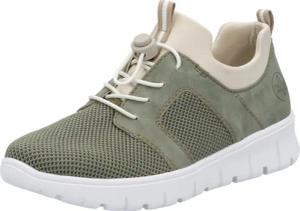 Rieker Slip-On Sneaker, Halbschuh, Freizeitsneaker, Schlupfschuh mit Anziehlaschen