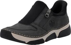 Rieker Slip-On Sneaker "Ready2GO" Halbschuh, Freizeitsneaker mit seitlichem Reißverschluss