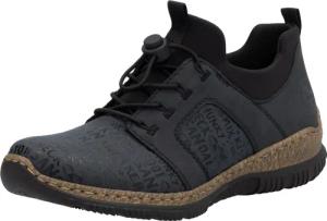 Rieker Slip-On Sneaker, Schlupfschuh, Freizeitschuh, Halbschuh mit praktischen Anziehlaschen