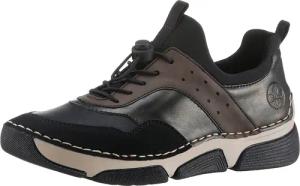 Rieker Slip-On Sneaker, Schlupfschuh, Freizeitschuh, Halbschuh mit Schnellverschluus