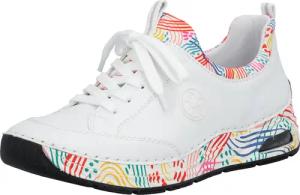 Rieker Slip-On Sneaker Schlupfschuh, Freizeitsneaker, Halbschuh mit elastischem Einstieg