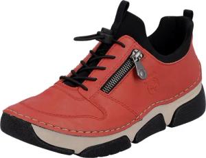 Rieker Slip-On Sneaker Schlupfschuh, Halbschuh, Freizeitsneaker, Gummizug, Schnellverschluss