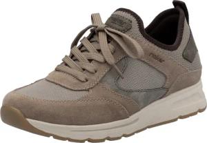 Rieker Slip-On Sneaker, Schlupfschuh, Halbschuh, Freizeitsneaker mit Schnürelement