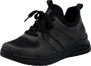 Rieker Slip-On Sneaker Schlupfschuh, Halbschuh, Freizeitsneaker, weiche MemoSoft-Innensohle