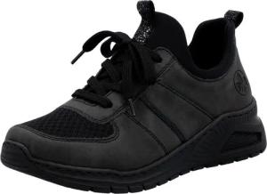 Rieker Slip-On Sneaker Schlupfschuh, Halbschuh, Freizeitsneaker, weiche MemoSoft-Innensohle