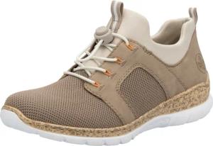 Rieker Slip-On Sneaker, Schlupfschuh, Halbschuh, Slipper, Freizeitschuh mit Elastikeinstieg