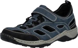 Rieker Slip-On Sneaker Schlupfschuh, Trekkingschuh, Outdoorschuh mit Klettriegel