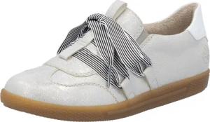 Rieker Slip-On Sneaker, Slipper, Halbschuh, Freizeitsneaker mit modischem Schnürelement
