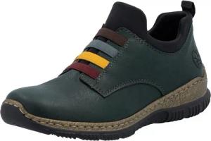Rieker Slip-On Sneaker Slipper, Schlupfschuh, Freizeitschuh, Halbschuh mit Anziehlasche