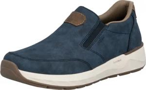Rieker Slip-On Sneaker Slipper, Schlupfschuh, Freizeitsneaker, Halbschuh mit Stretcheinsätze