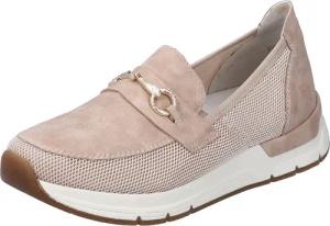 Rieker Slip-On Sneaker "Slipper vegan" Slipper, Freizeitschuh mit eleganter Zierspange