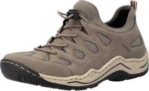 Rieker Slip-On Sneaker Trekking Schuh, Freizeitschuh, Slipper mit Wechselfußbett