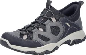 Rieker Slip-On Sneaker, Trekkingschuh, Outdoorschuh, Schlupfschuh mit Gummizug