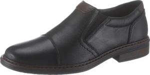 Rieker Slipper Anzugschuh, Business Schuh, Schlupfschuh mit stylischer Quernaht